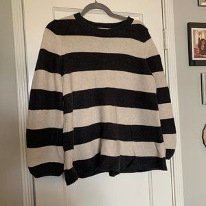 Black & Cream Sweater (LOFT)